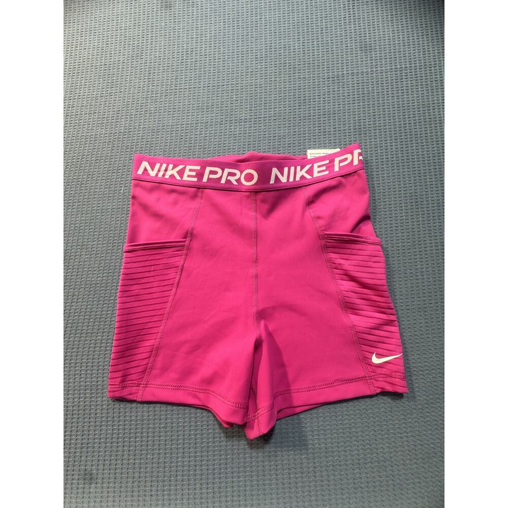 Nike Pro DRI-FIT Sport Shorts Women Sz  M Pink Brand New